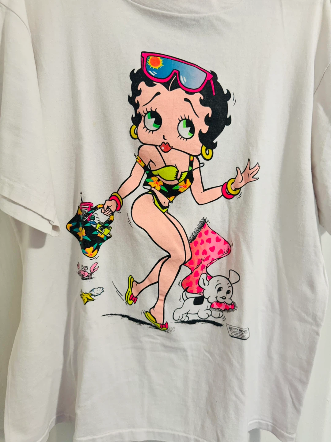 Vintage 1989 Betty Boop Bikini Shirt (XL) - photo 2