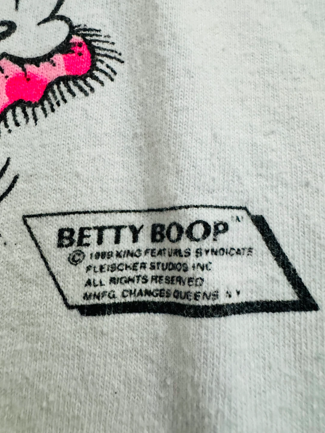 Vintage 1989 Betty Boop Bikini Shirt (XL) - photo 3