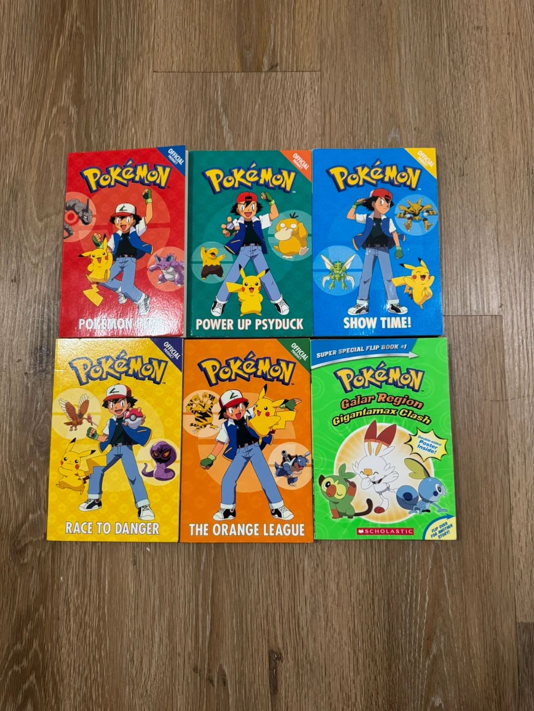 Pokemon Books for Kids x 6