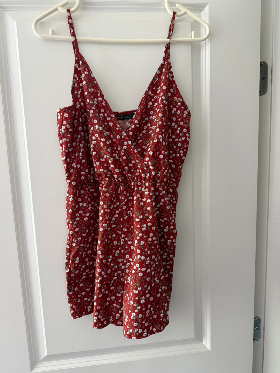 Floral Spaghetti Strap Romper
