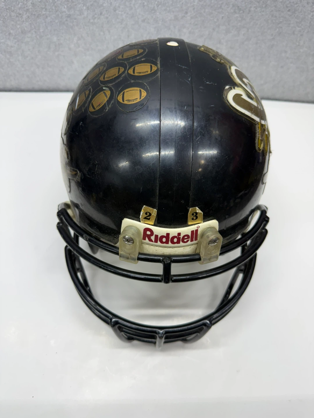 Vintage Riddell VSR-4 Football Helmet Black Adult Large #23 - photo 2