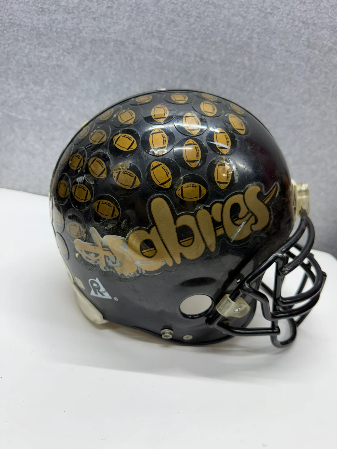 Vintage Riddell VSR-4 Football Helmet Black Adult Large #23 - photo 5