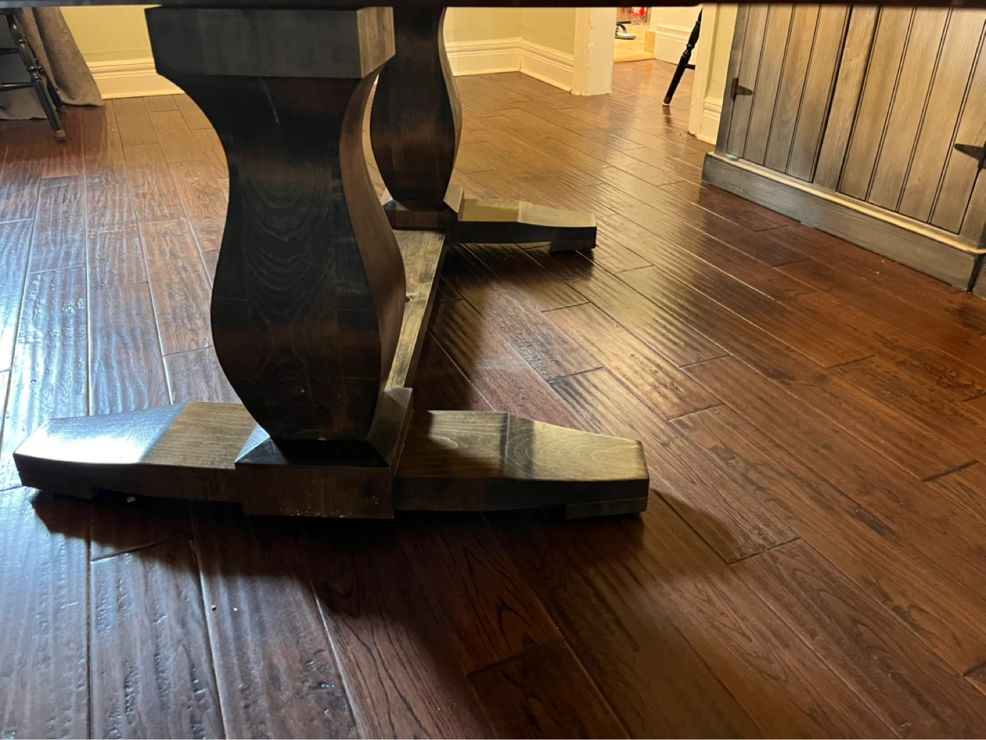 Solid wood Harvest Dining Table - photo 3
