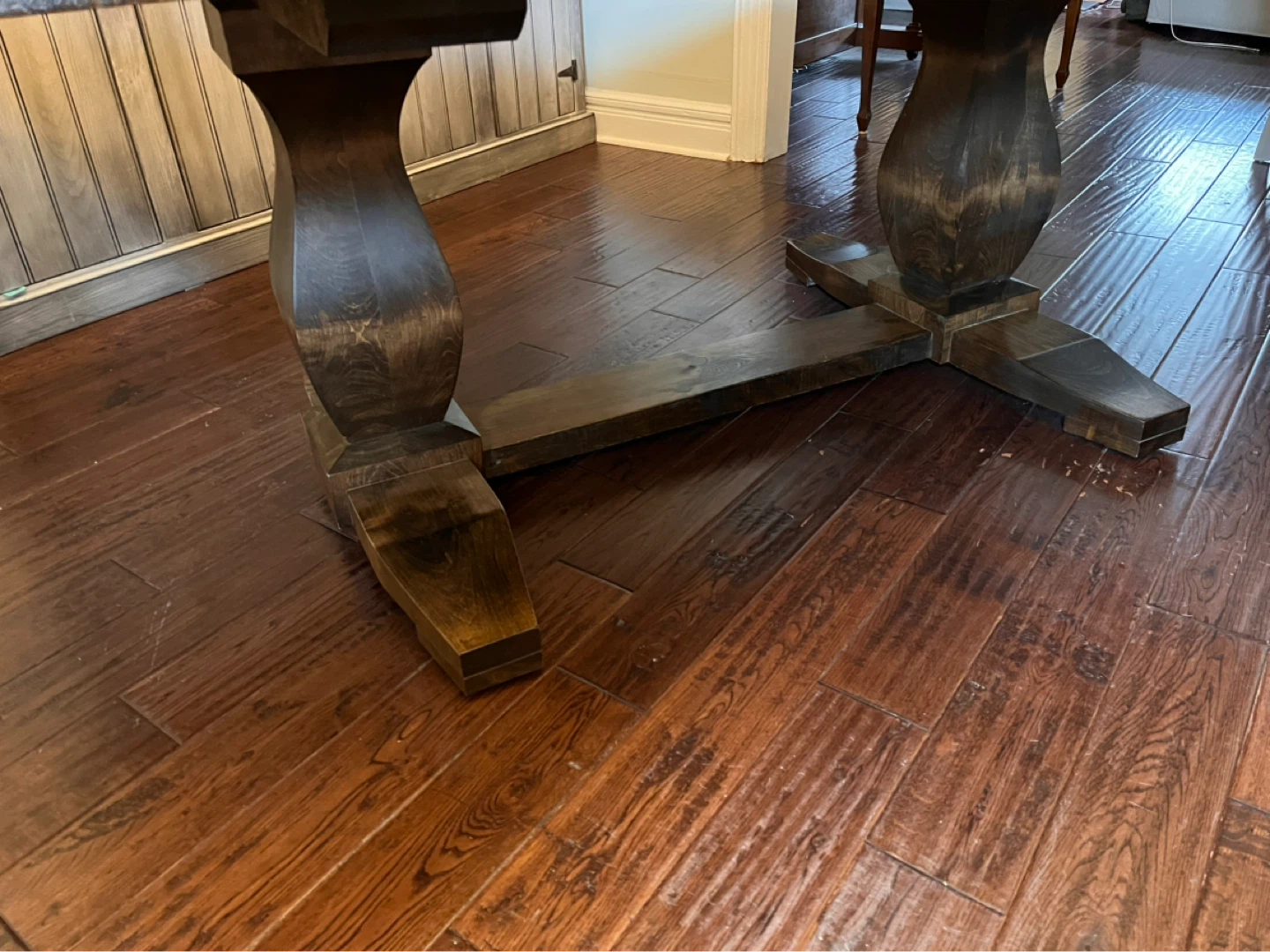 Solid wood Harvest Dining Table - photo 4