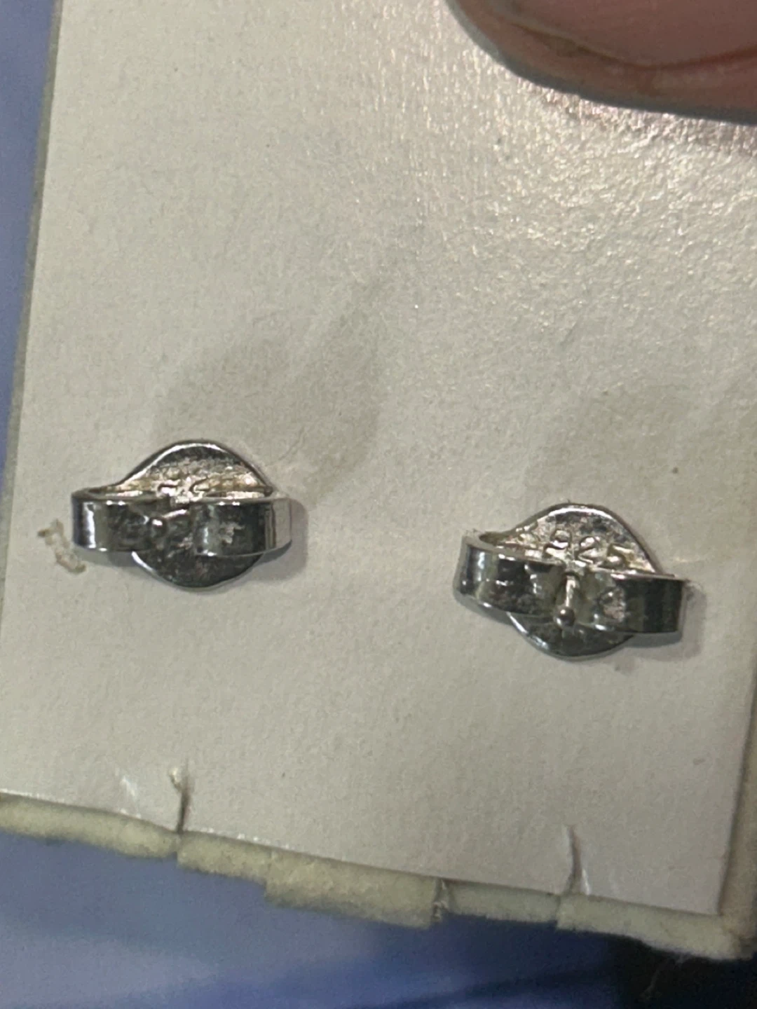 Genuine moissonite diamond earrings - photo 4