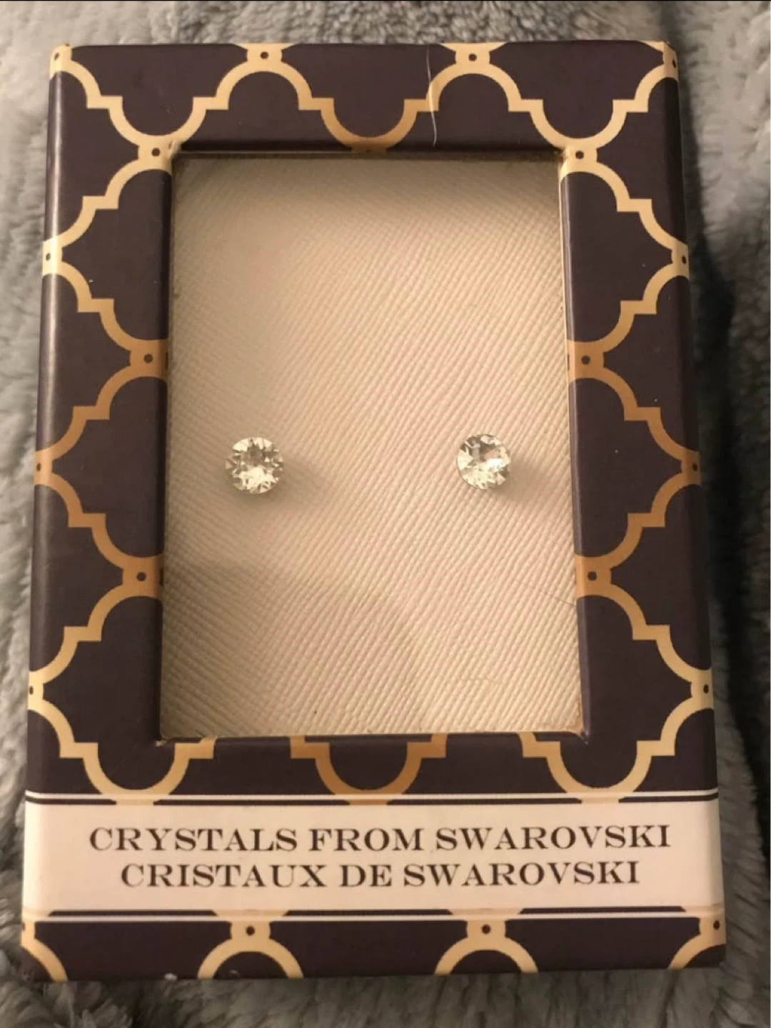Swarovski Crystal Stud Earrings