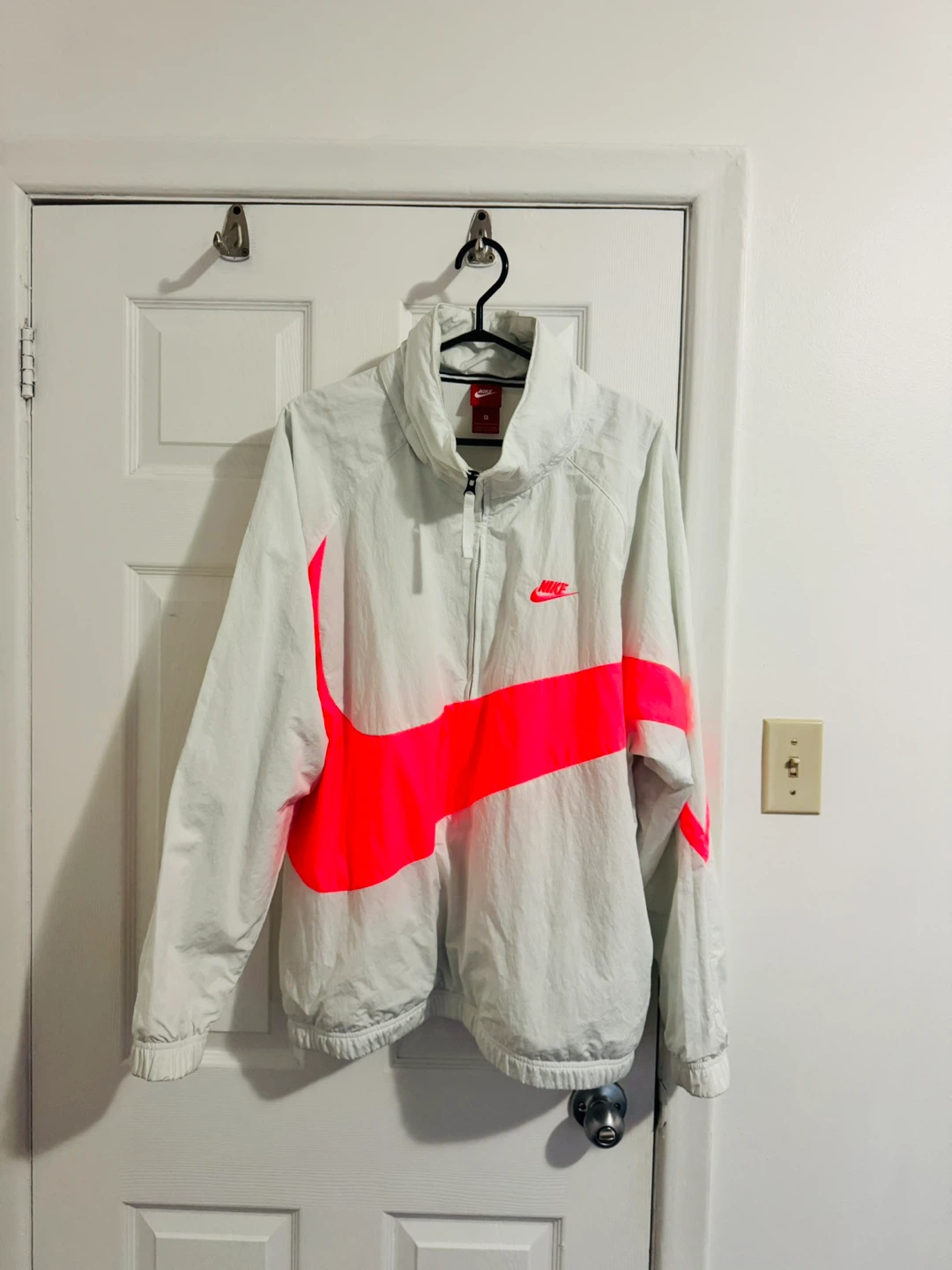 Nike Big Swoosh Jacket - Grey/Neon