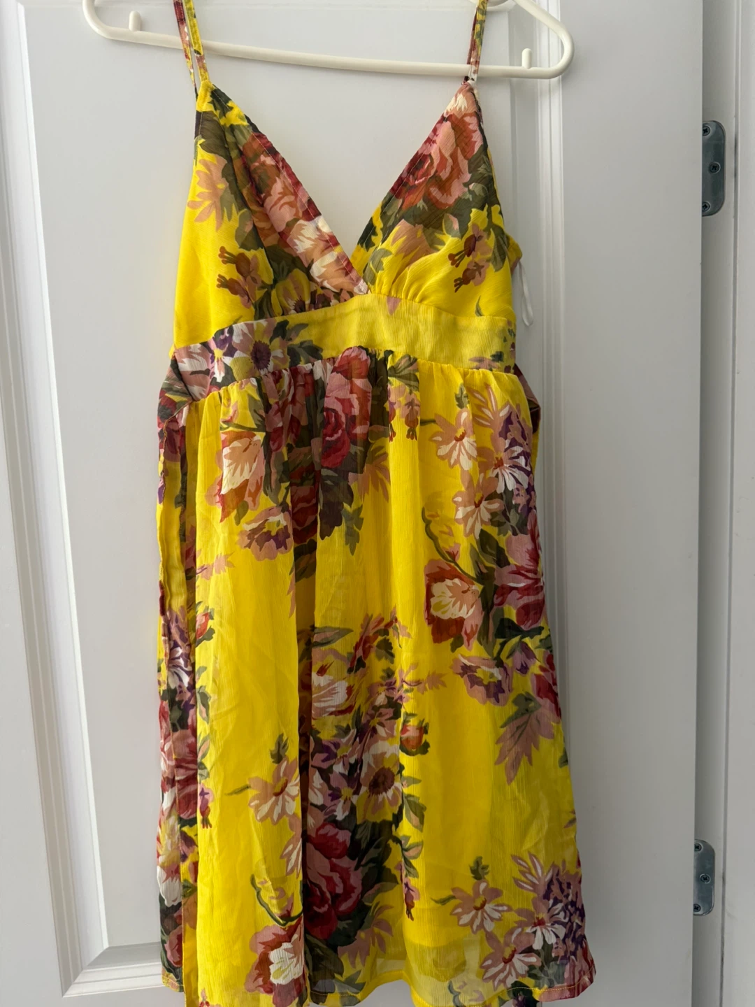 Yellow Floral Dress
