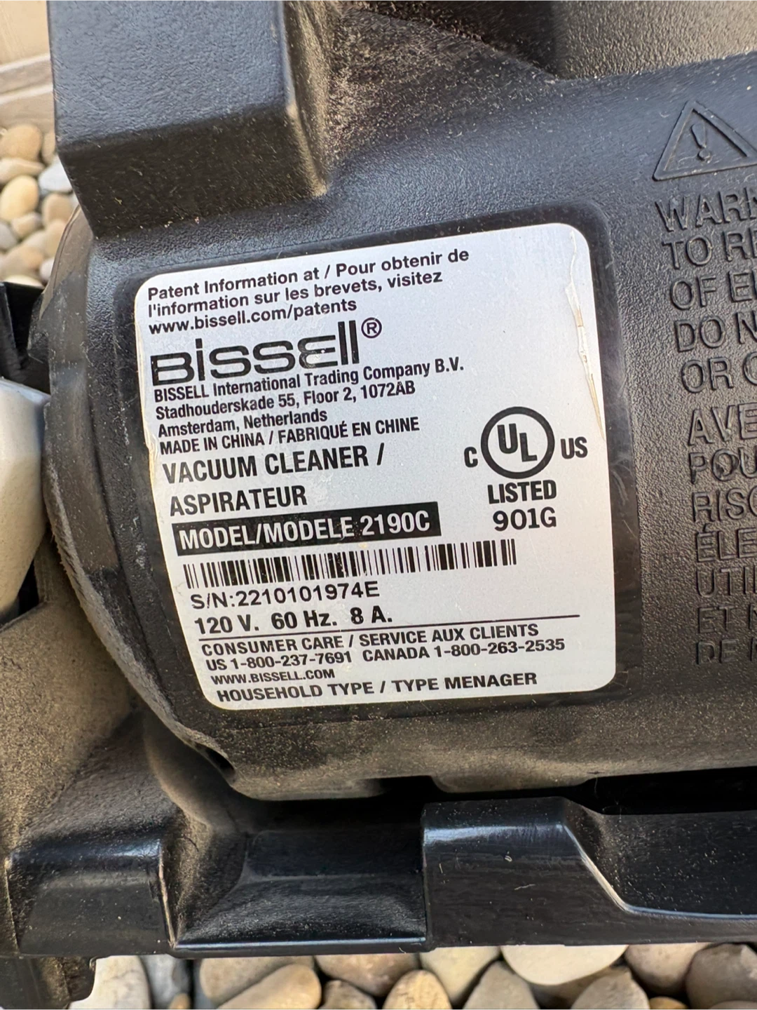 Bissell PowerForce Turbo Vacuum Cleaner 2190C - photo 5