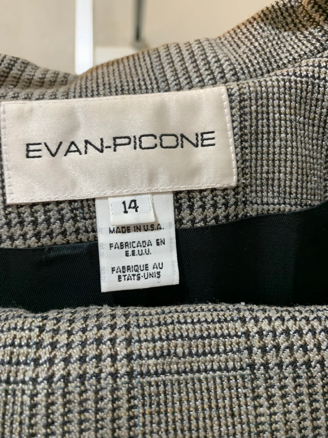 Evan-Picone Women's Plaid Suit - Size 14 - photo 2