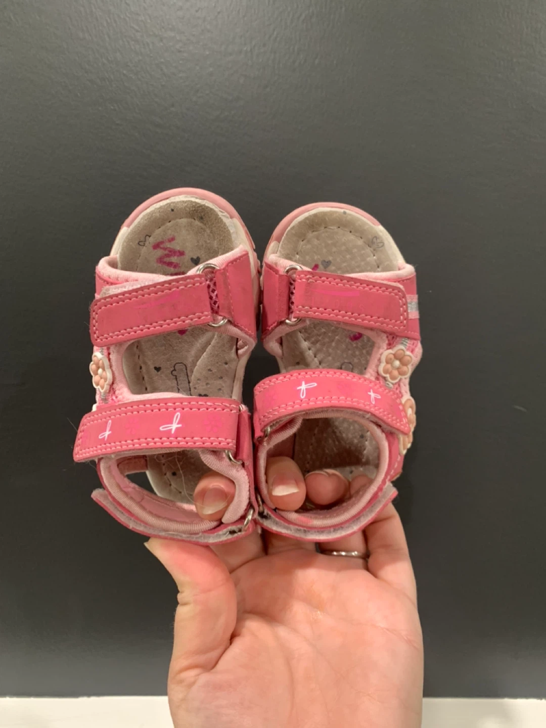 Pink Toddler Sandals size 21