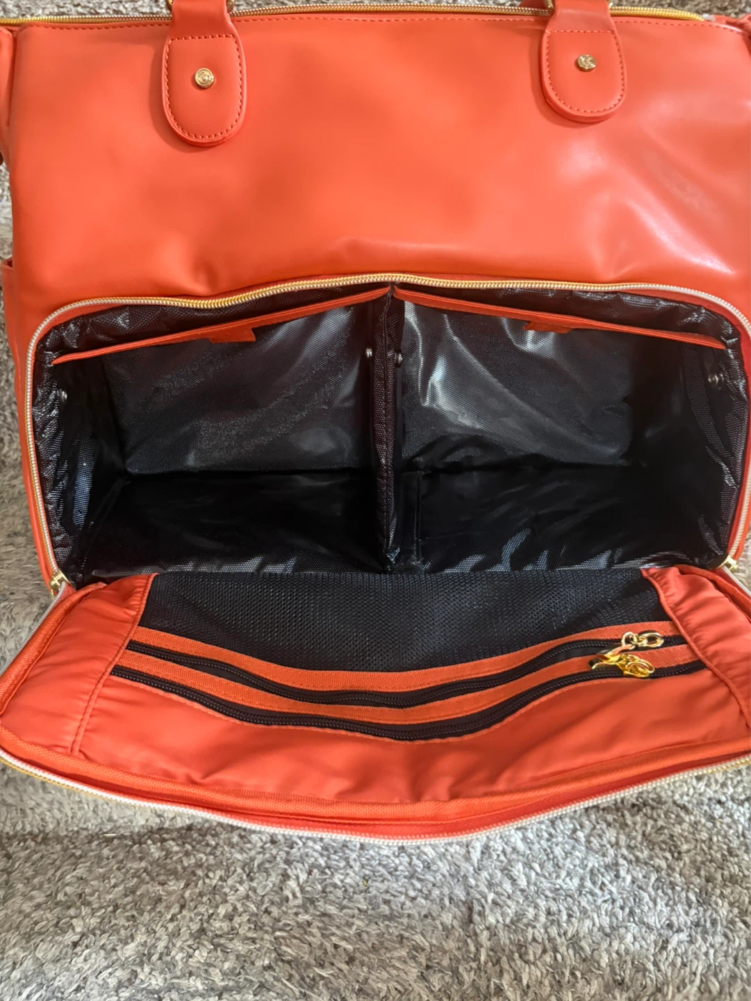 Six Pack Fitness Travel Fit Orange Carry-All Bag - photo 3