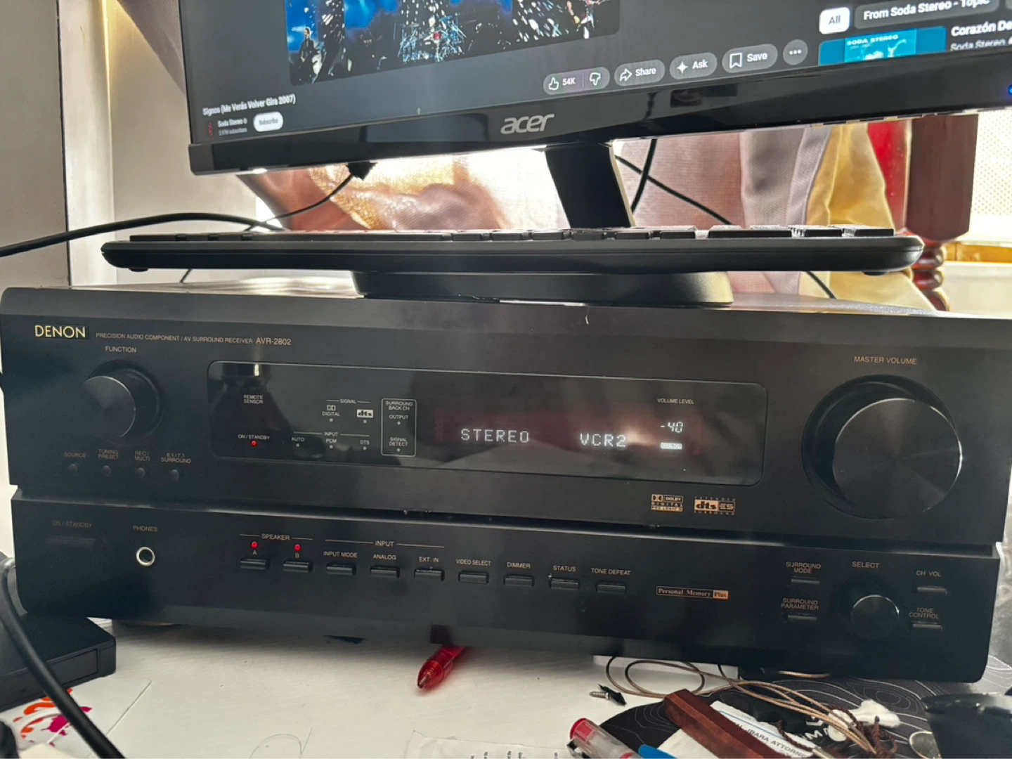 Denon AVR-2802 Precision Audio Component AV Surround Receiver - photo 2