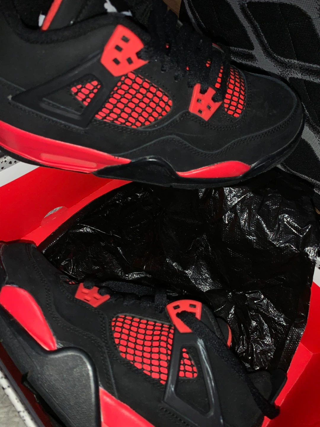 Air Jordan 4 "Red Thunder" Sneakers - photo 2