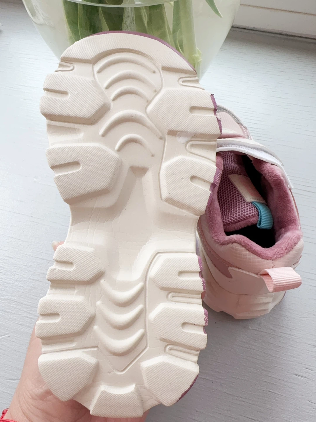 Pink Children's Running Shoes US size 11-12 - photo 2