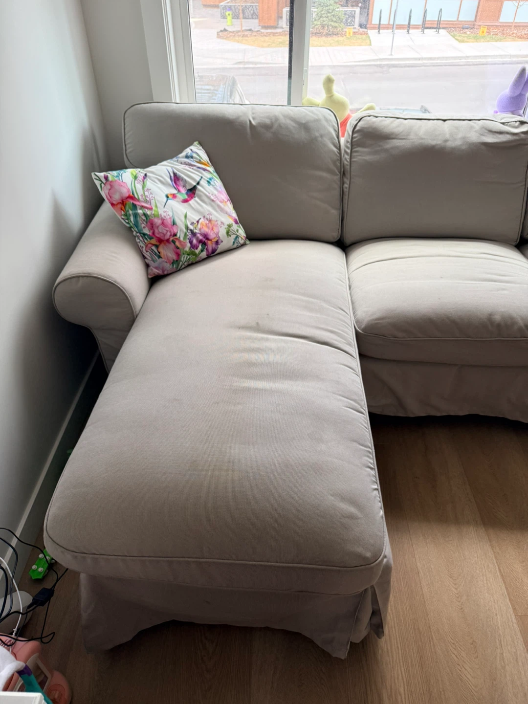 IKEA Sectional Sofa with Chaise - photo 3