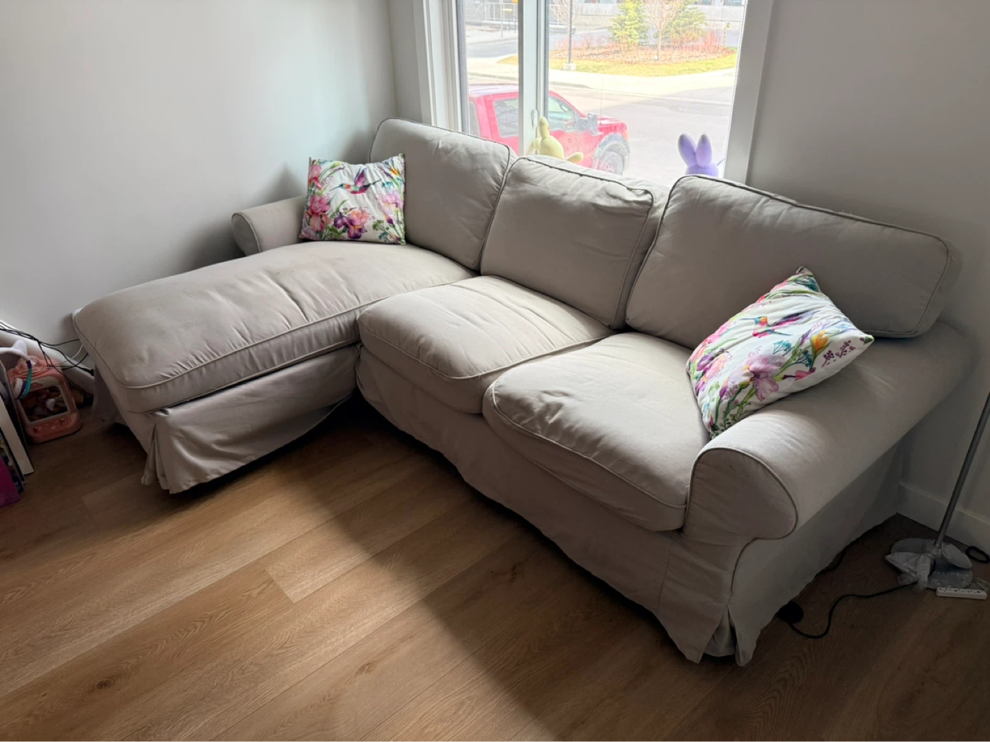 IKEA Sectional Sofa with Chaise