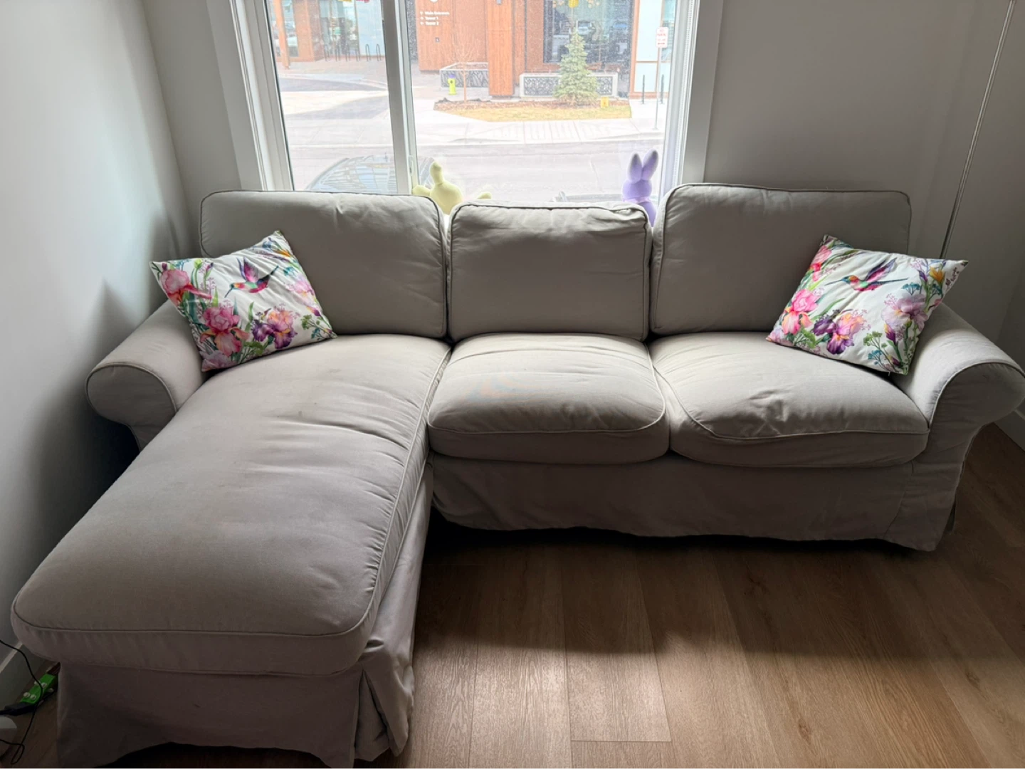 IKEA Sectional Sofa with Chaise - photo 4