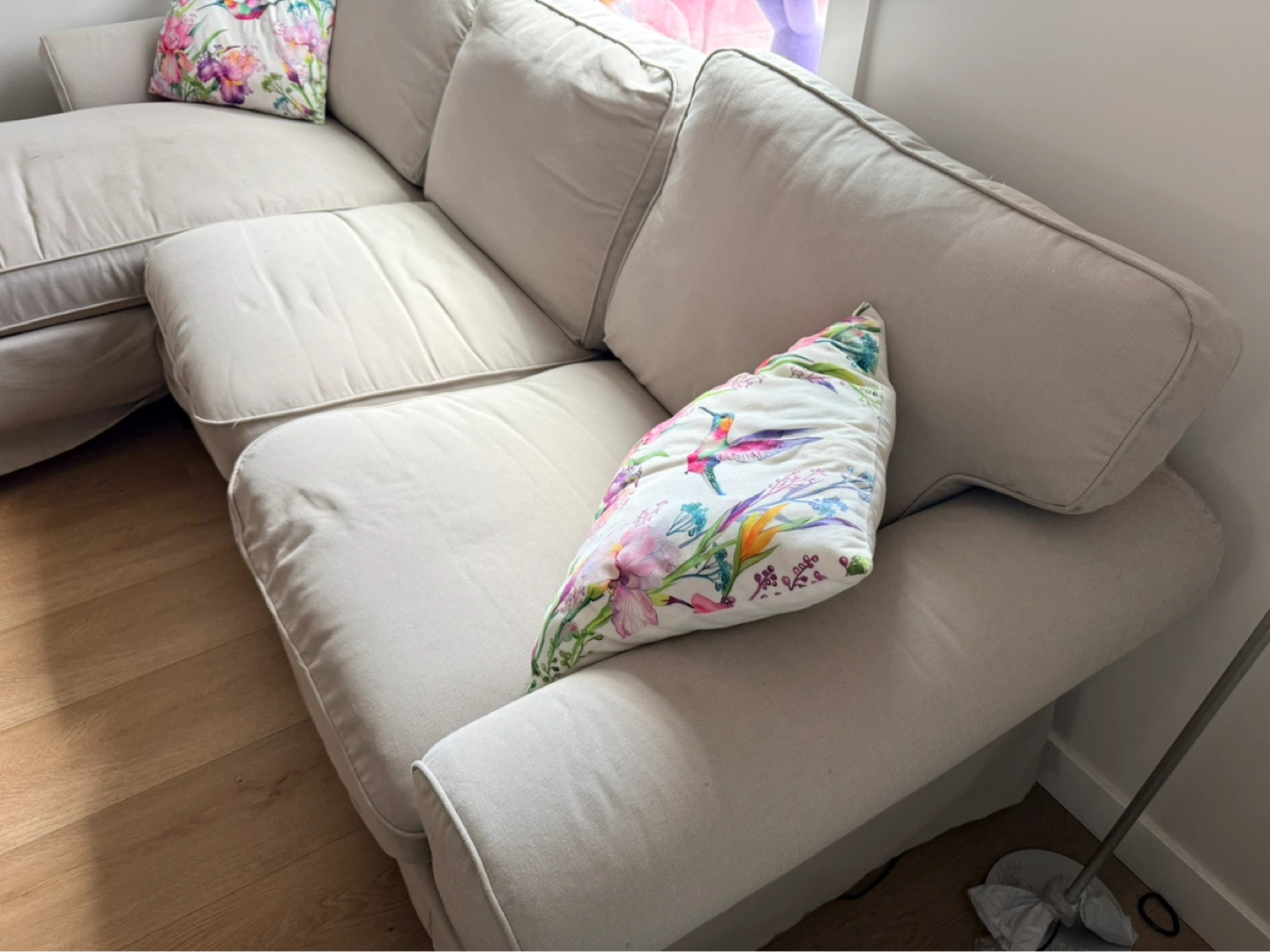 IKEA Sectional Sofa with Chaise - photo 2