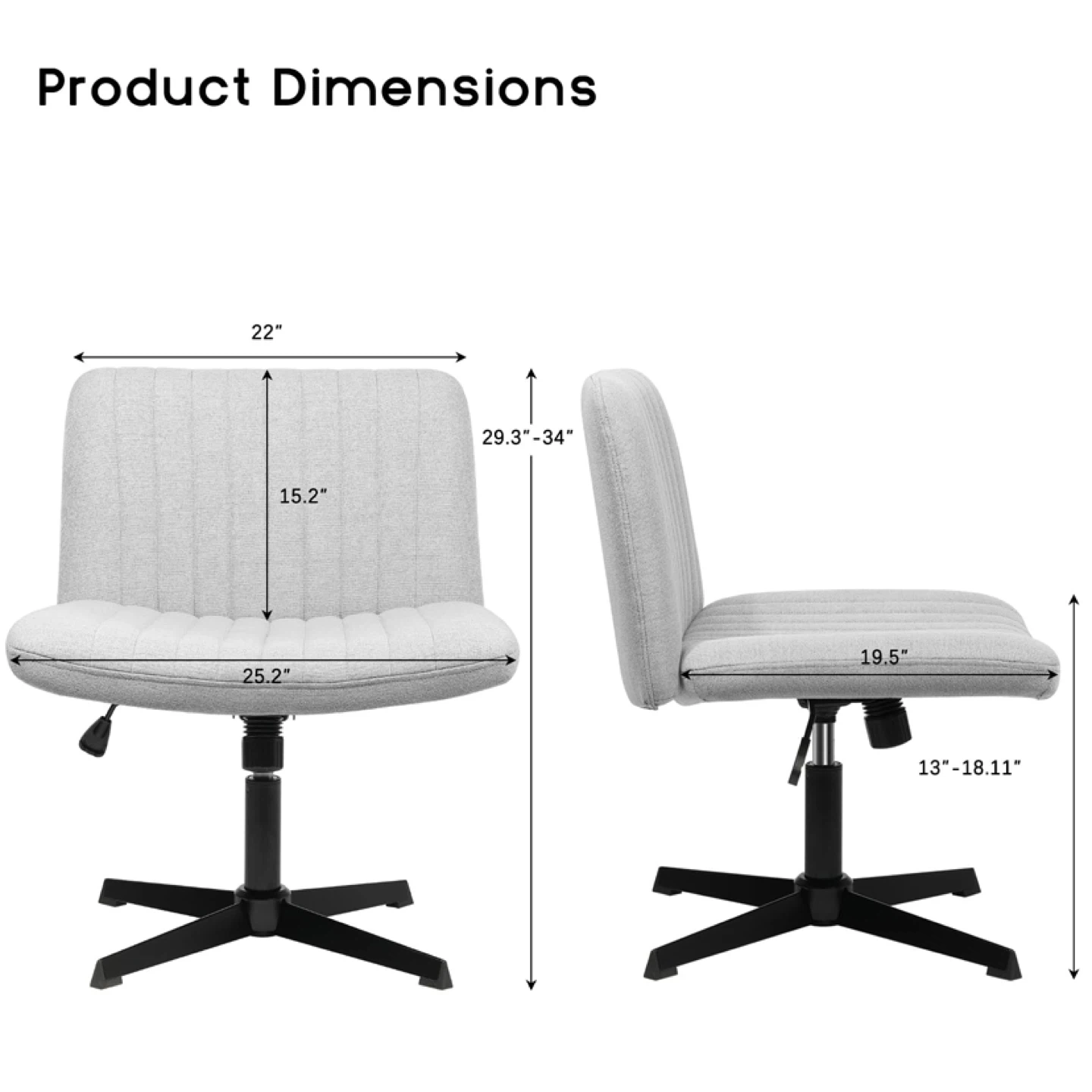 PUKAMI Criss Cross Chair,Armless Cross Legged - photo 2