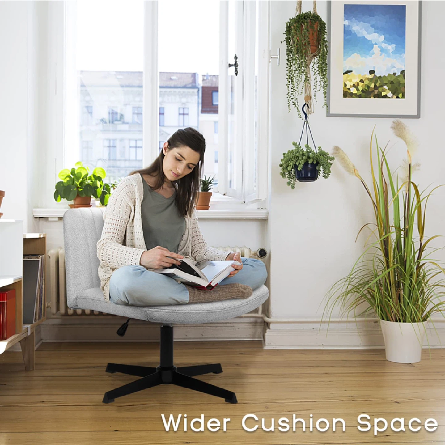 PUKAMI Criss Cross Chair,Armless Cross Legged - photo 3
