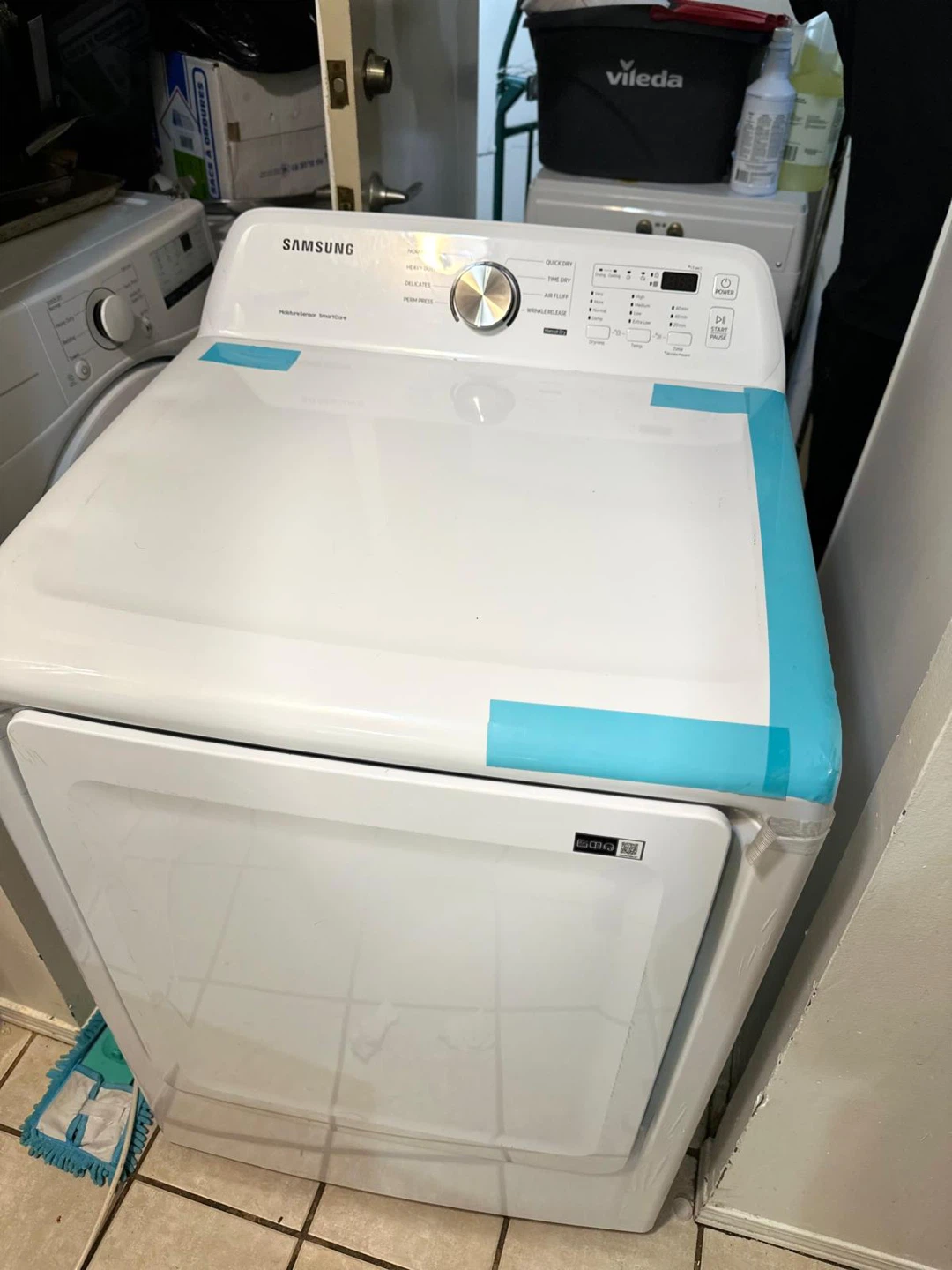 Samsung White Electric Dryer