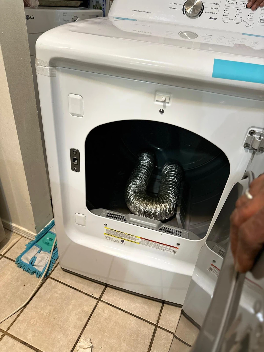 Samsung White Electric Dryer - photo 2