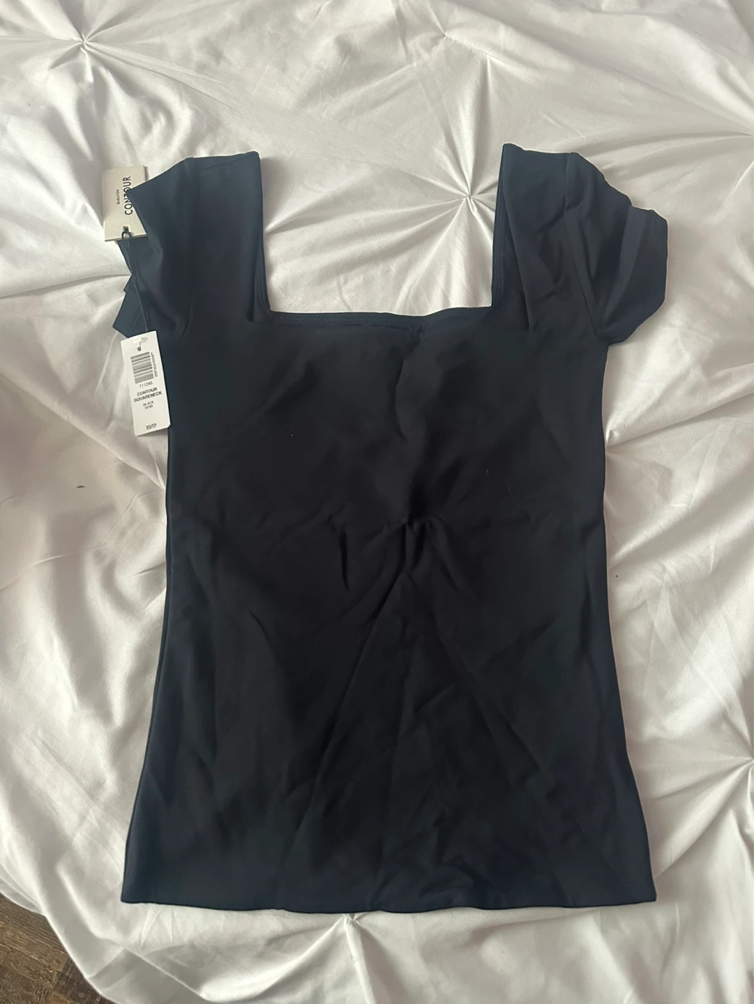 Artizia CONTOUR Black Square Neck Top - photo 2