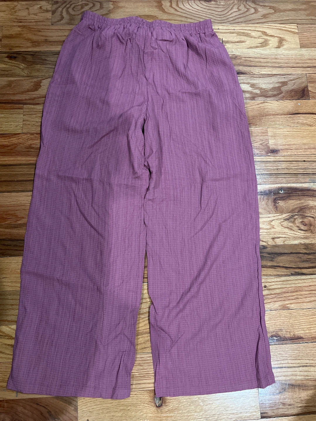 Comfort Zone Polyester Wide Leg Pants - XL - Dusty Rose - photo 2
