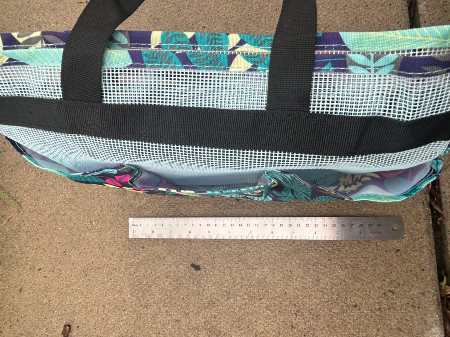 Floral Mesh Tote Bag - photo 3