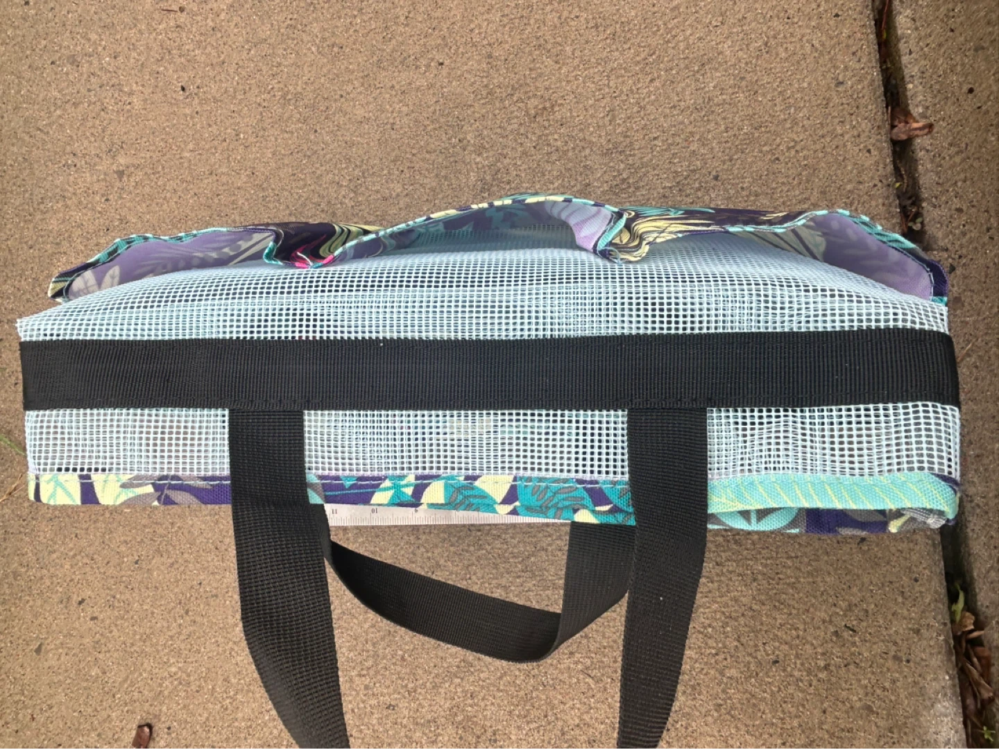 Floral Mesh Tote Bag - photo 4