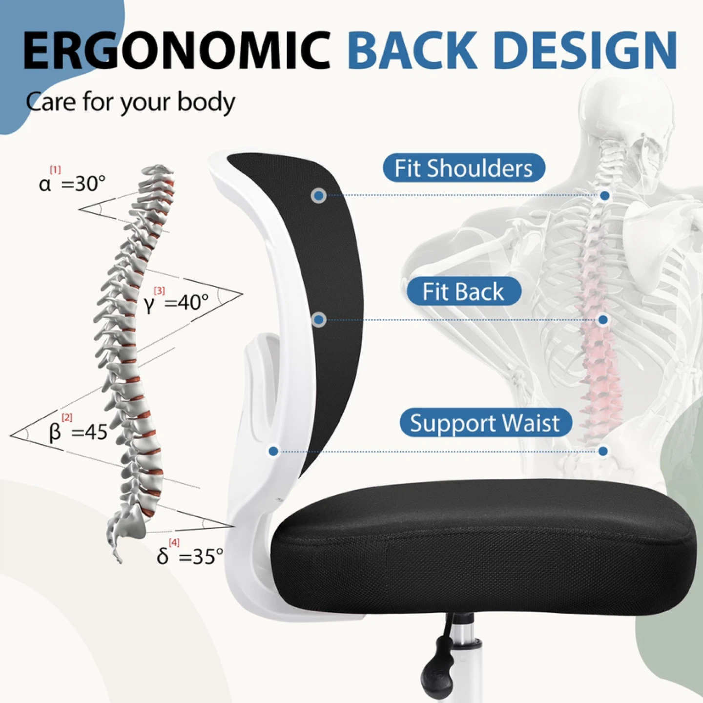 Primy Office Chair Ergonomic Desk Chair - photo 4
