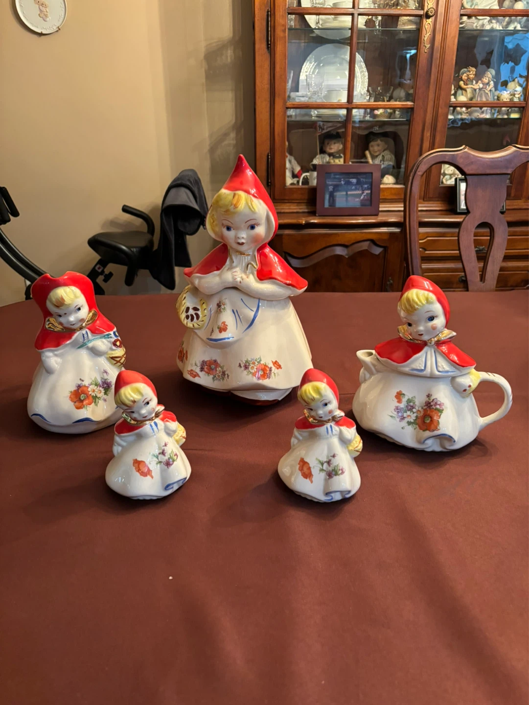 Little Red Riding Hood Ceramic Figurine Creamer