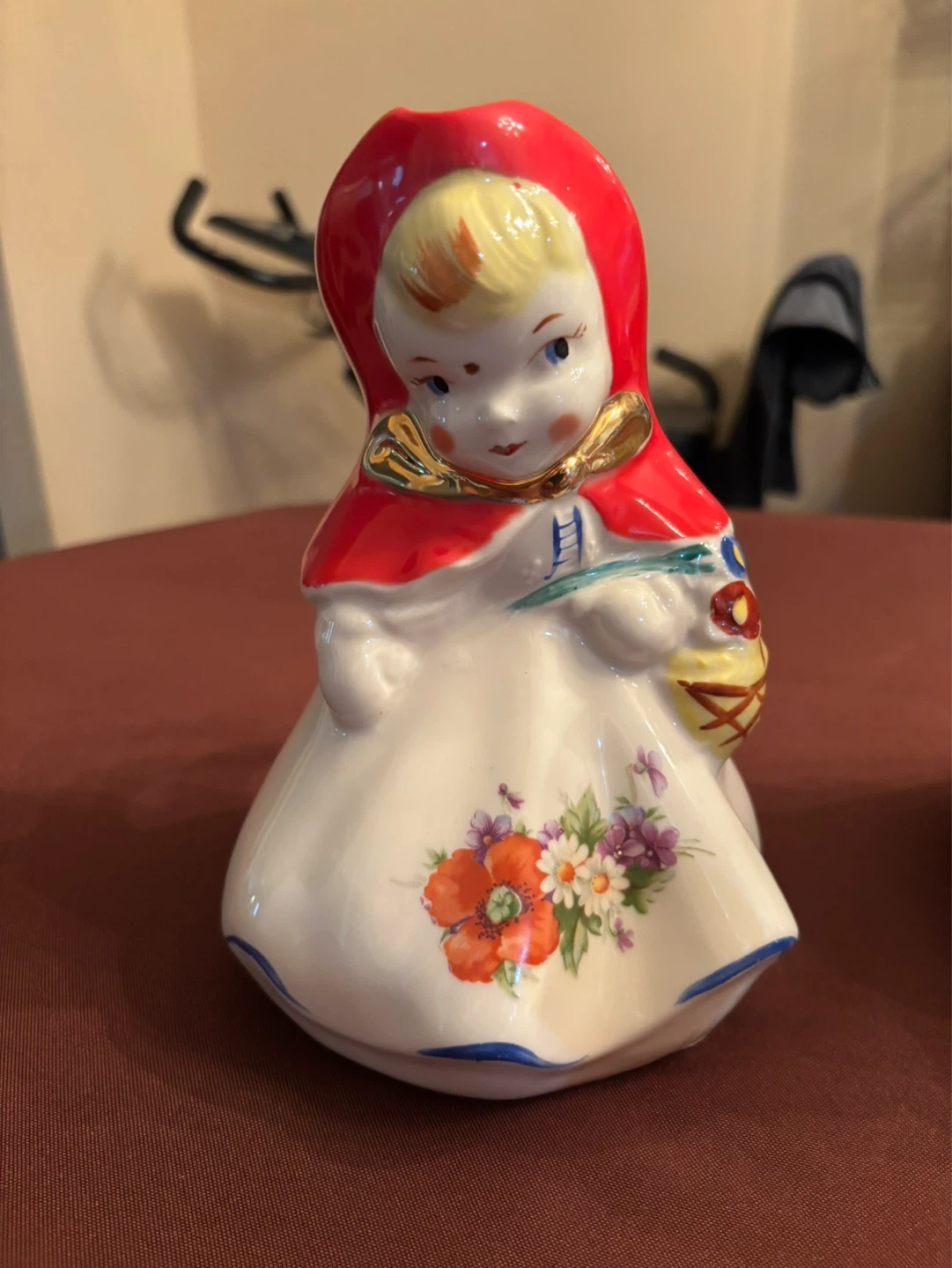 Little Red Riding Hood Ceramic Figurine Creamer - photo 4
