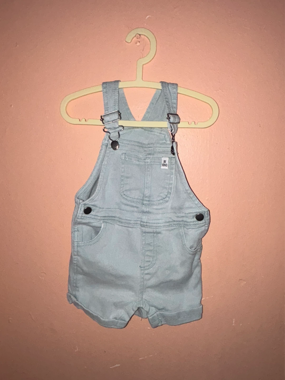 Light Blue Denim Shortalls