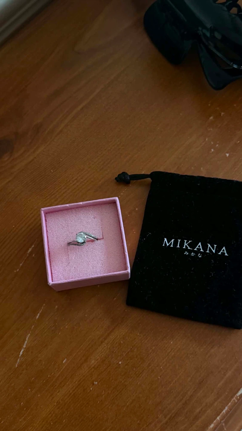 MIKANA Ring with Bag and Box - photo 2