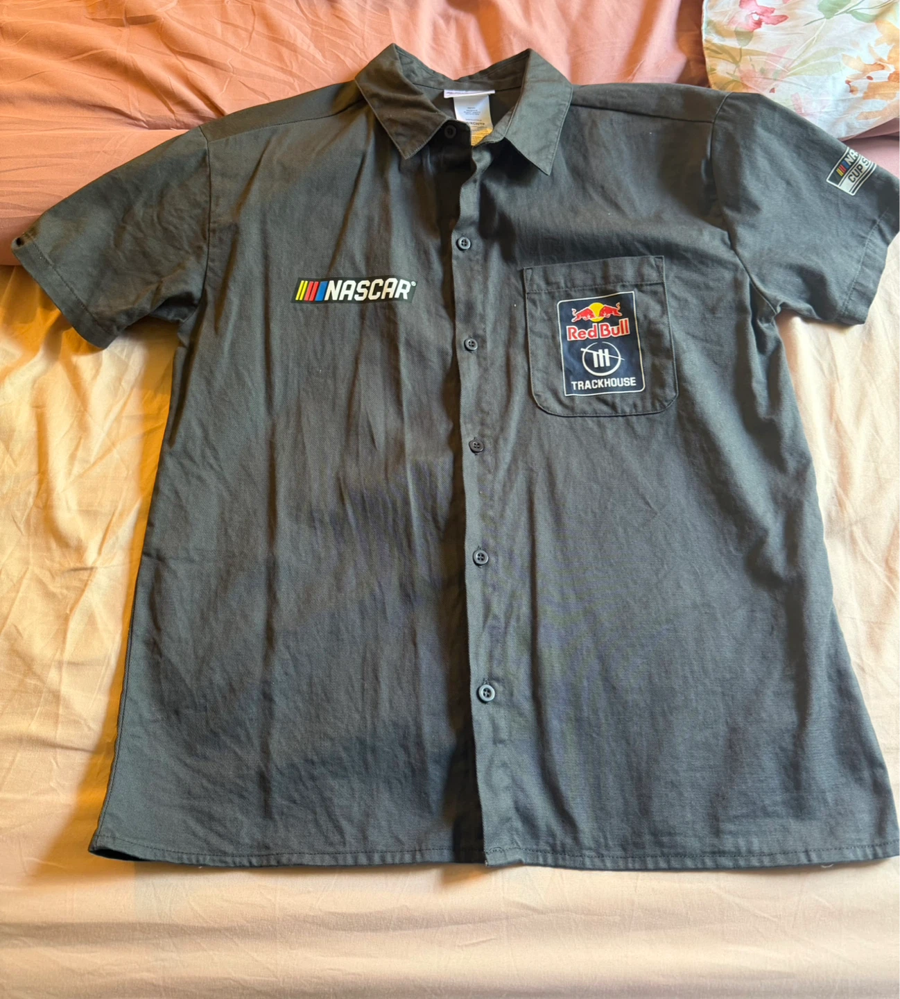 NASCAR Red Bull Trackhouse Short Sleeve Work Shirt