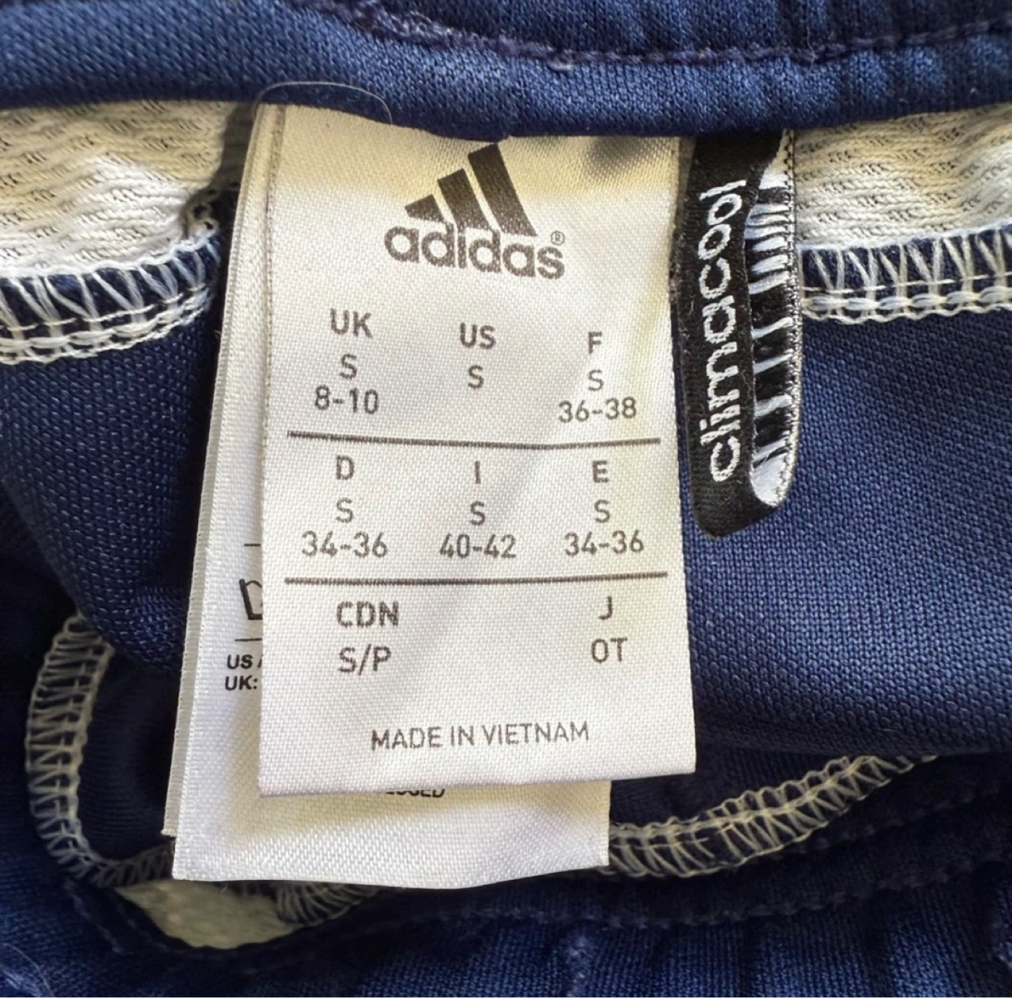 Adidas Track Pants - Navy Blue - Size S - photo 4
