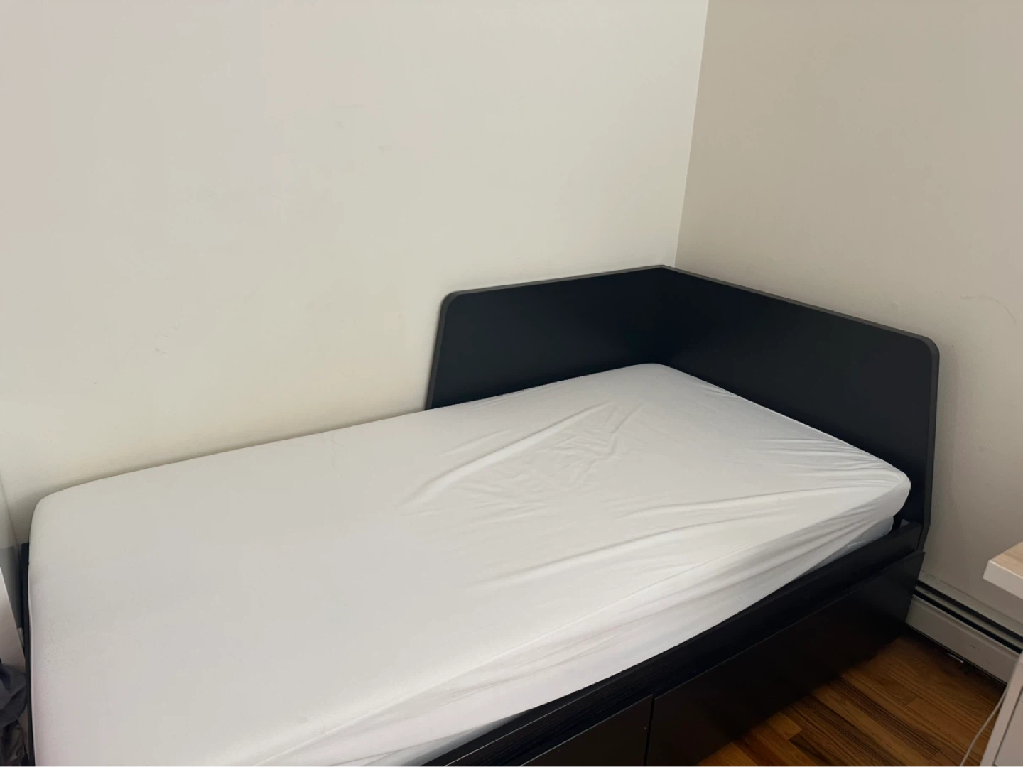 IKEA FLEKKE Daybed Frame with 2 Drawers - Black-Brown, Twin - photo 3