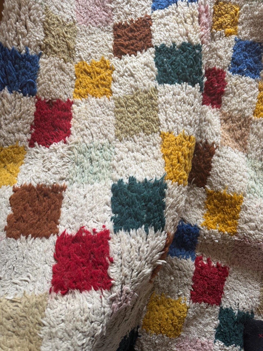 Checkerboard Plush Rug - photo 3