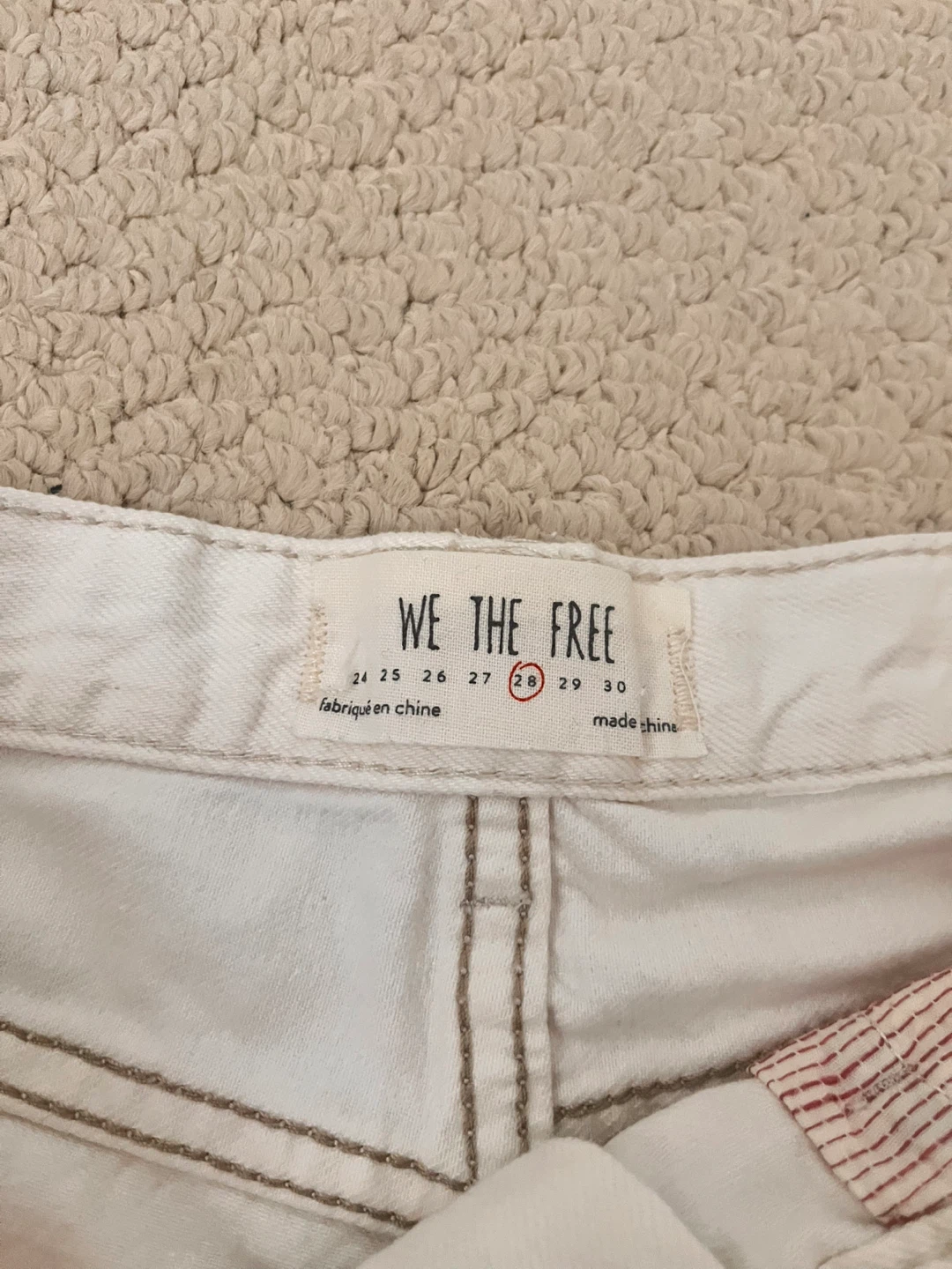 We The Free Distressed Denim Shorts Size 28 - photo 2