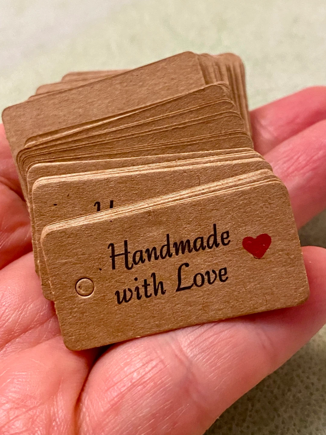 Kraft Paper Gift Tags. 🏷️ 100 pieces