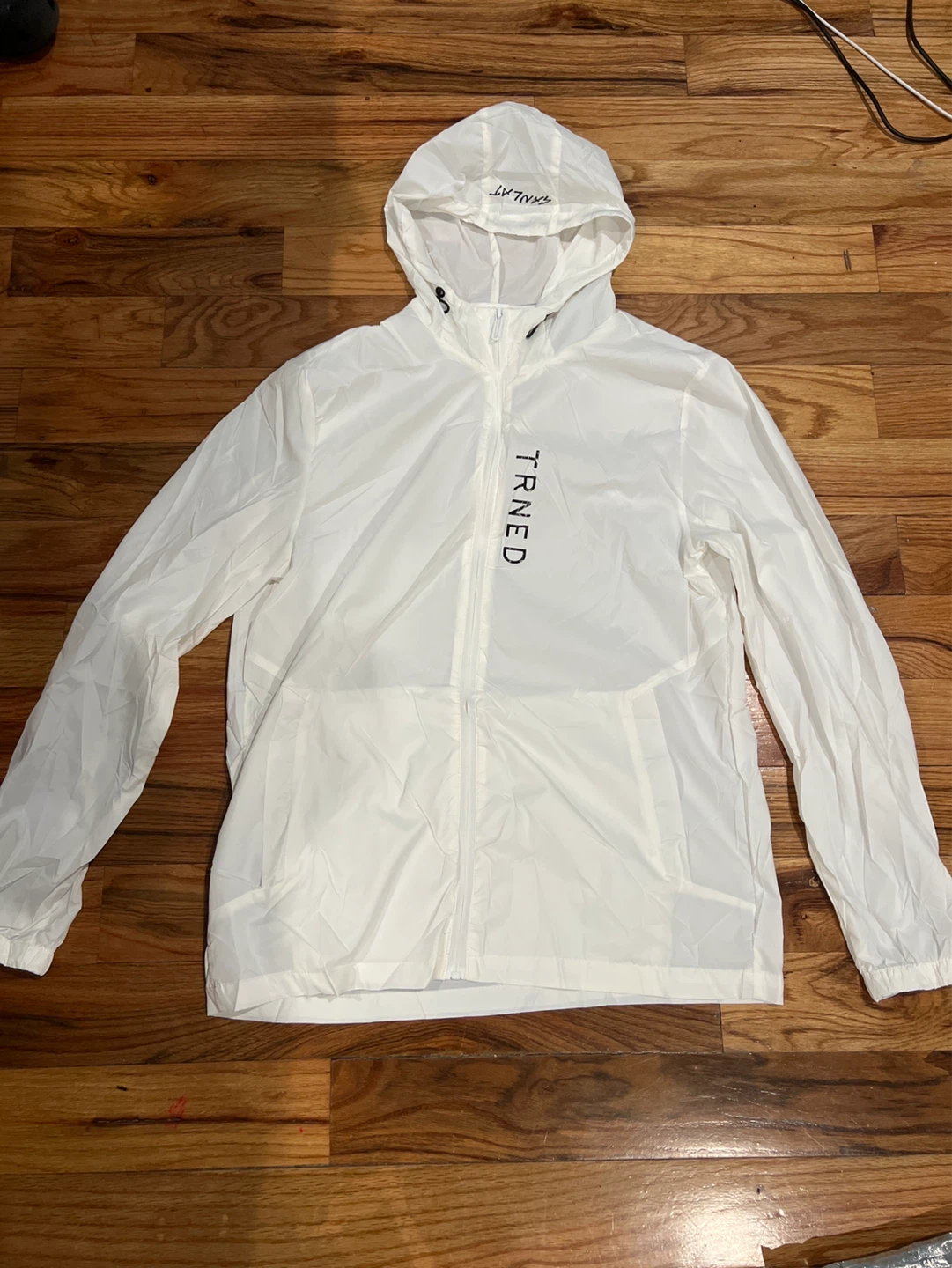TRNED White Hooded Lightweight Jacket