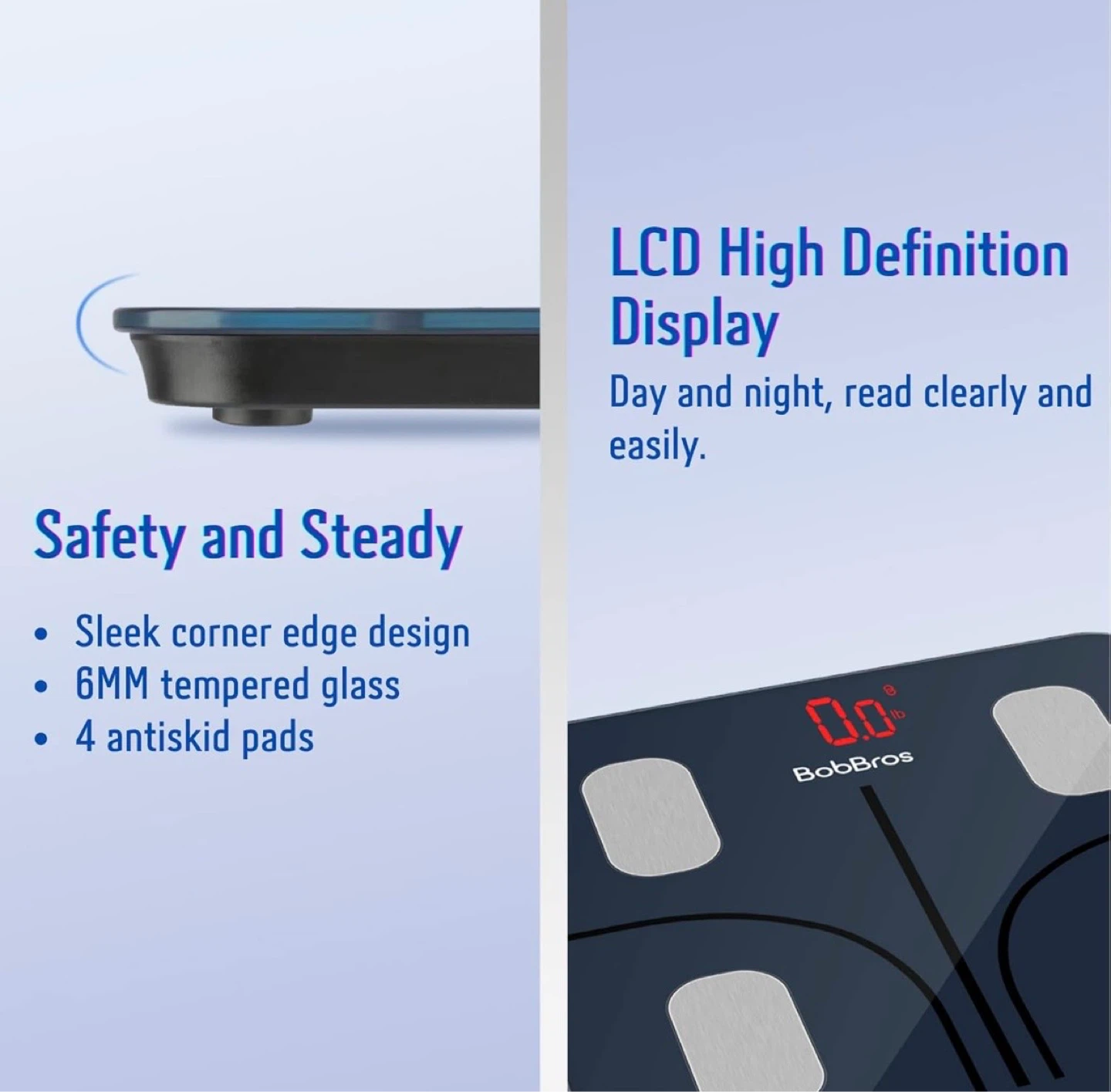 ⚖️ BobBros Smart Body Fat Scale - Bluetooth & App Sync - photo 5