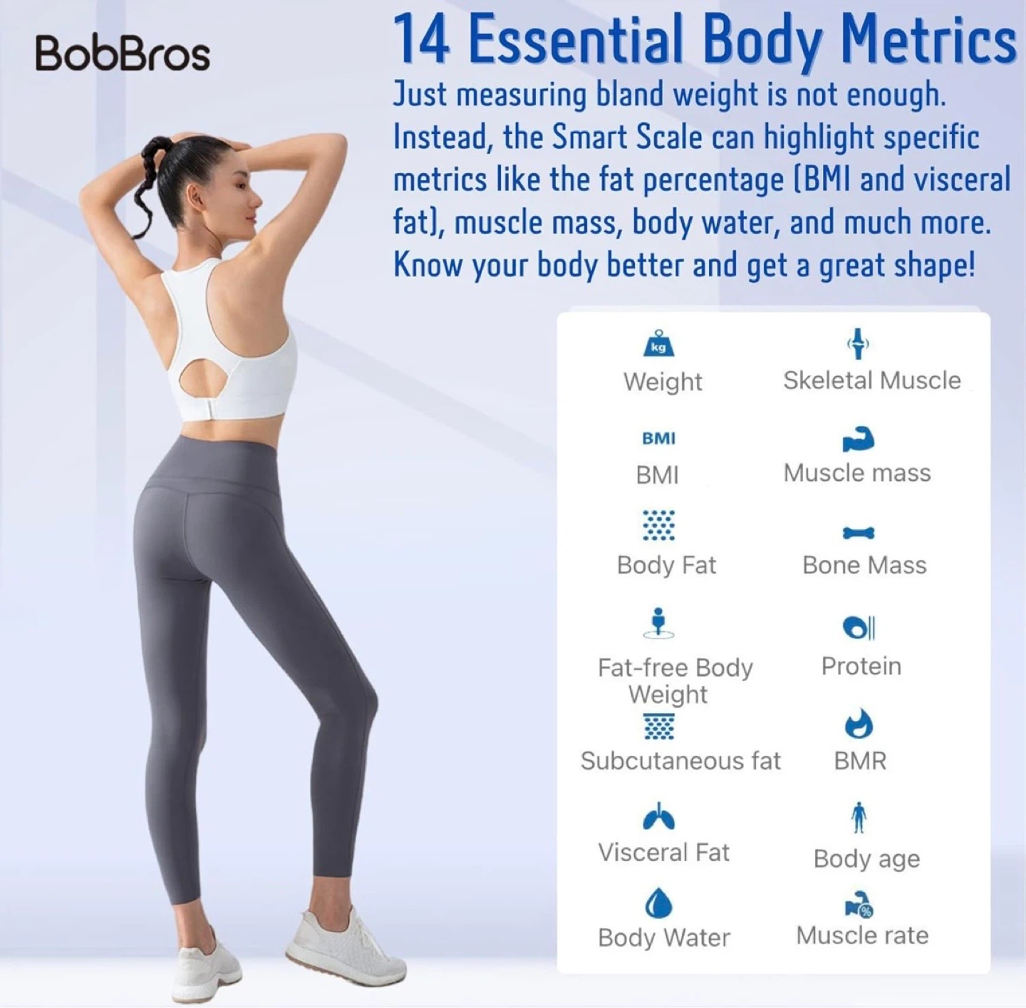 ⚖️ BobBros Smart Body Fat Scale - Bluetooth & App Sync - photo 4