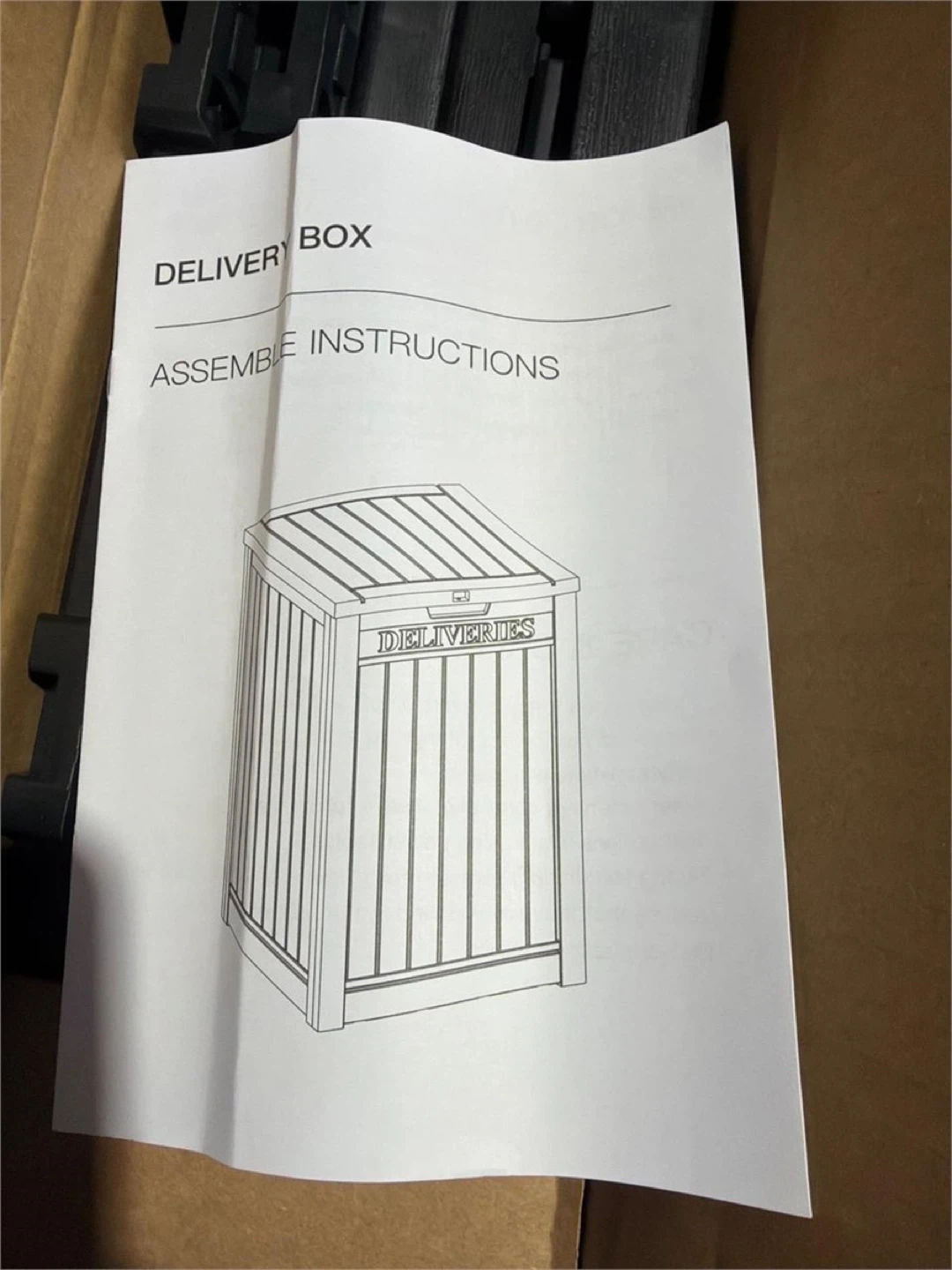 YITAHOME Resin Package Delivery Box 51 Gallon - photo 5