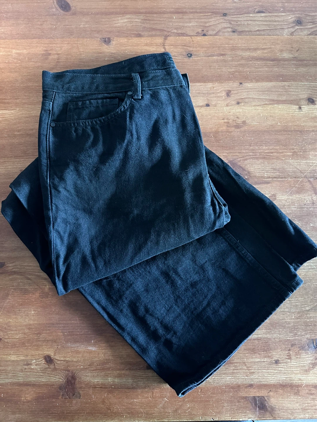 Uniqlo Black Wide Leg Jeans