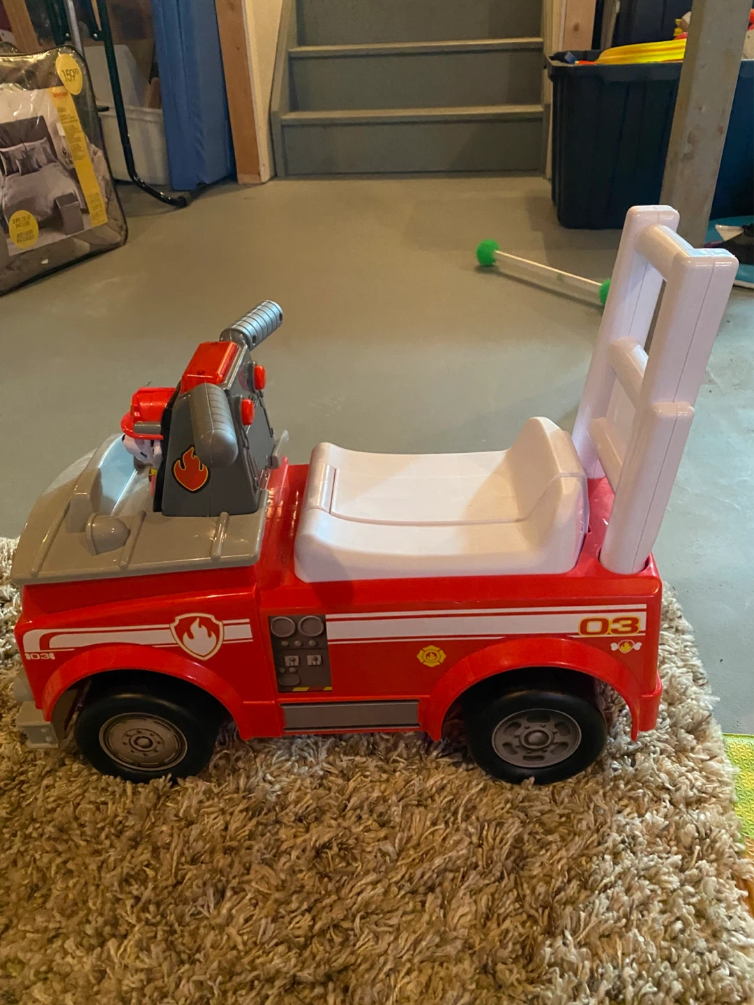Paw Patrol Marshall Ride-On Toy Fire Truck - photo 2