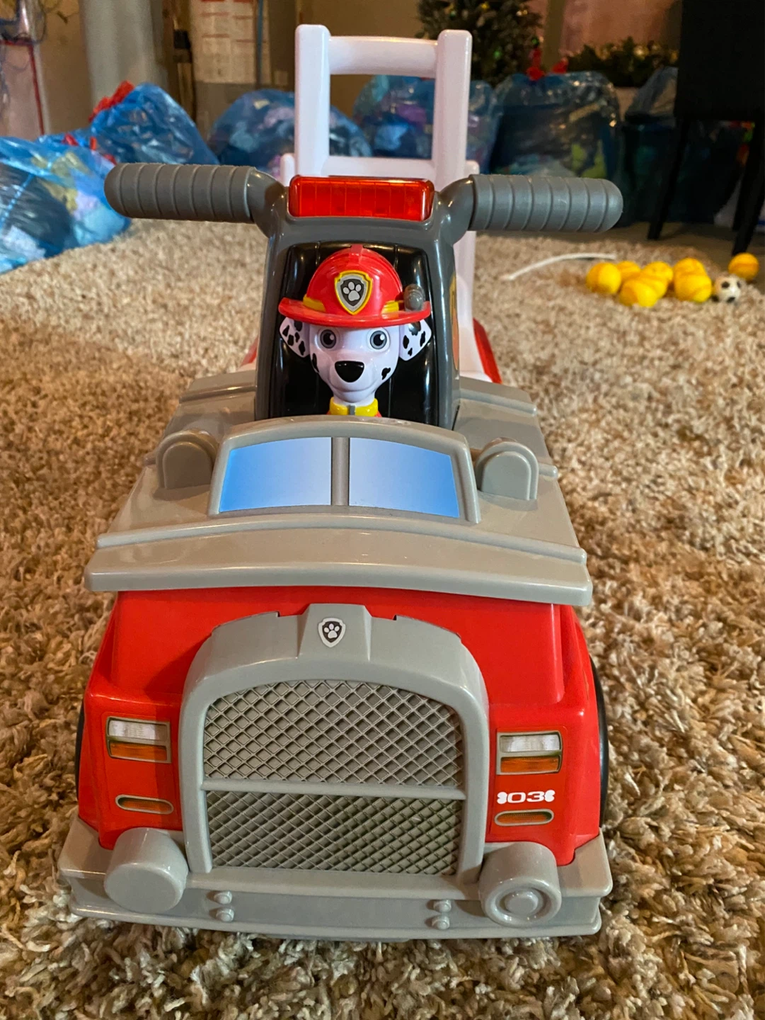 Paw Patrol Marshall Ride-On Toy Fire Truck