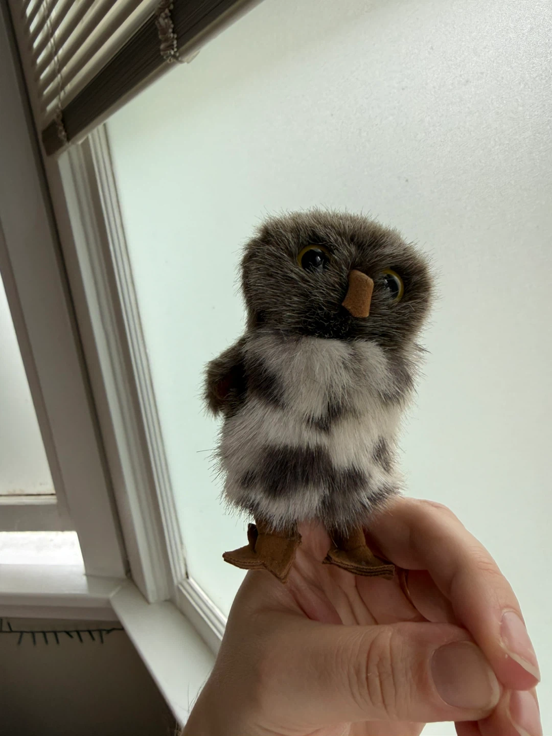 Tiny owl finger puppet - photo 3